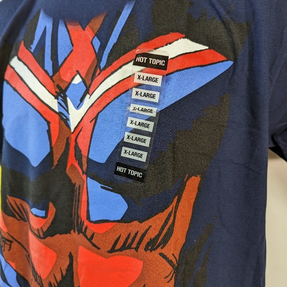 Hot Topic My Hero Academia All Might Costume Tee T-Shirt XL NEW Funmation - Picture 2 of 5
